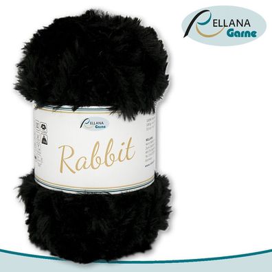 Rellana 100 g Rabbit | 02 | 100 % Polyester Wolle Flauschgarn Kuschelwolle