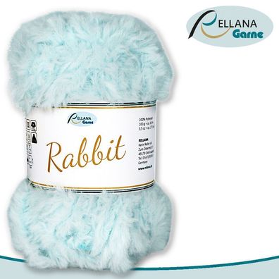 Rellana 100 g Rabbit | 11 | 100 % Polyester Wolle Flauschgarn Kuschelwolle