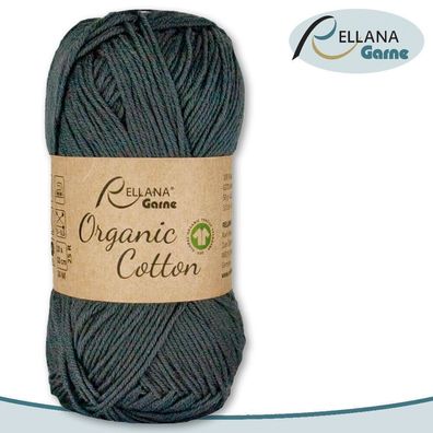 Rellana 50 g Organic Cotton | 15 |100 % Öko-Baumwolle Handarbeit Stricken Häkeln