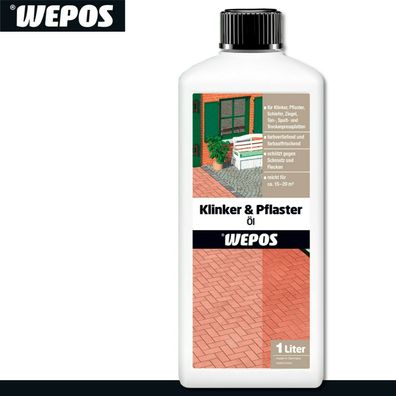 Wepos 1 l Klinker & Pflaster Öl