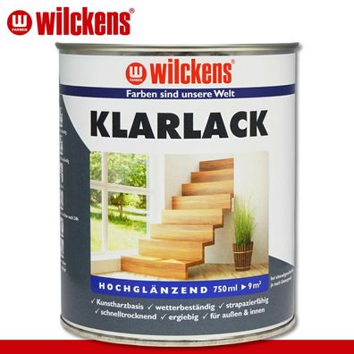 Wilckens 750 ml Klarlack hochglänzend innen & außen Spezial Decklack