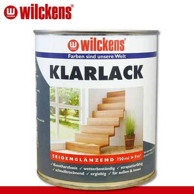 Wilckens 750 ml Klarlack seidenglänzend innen & außen Spezial Decklack