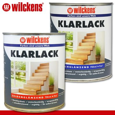 Wilckens 750 ml Klarlack seidenglänzend oder hochglänzend zur Auswahl