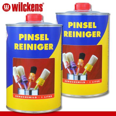 Wilckens 2 x 1 l Pinselreiniger Entfetter Verdünner Reiniger Pinsel Farbe Lack