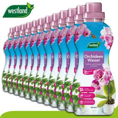 Westland 12 x 720 ml Orchideen Wasser »Die Nr 1 in England für den Garten«