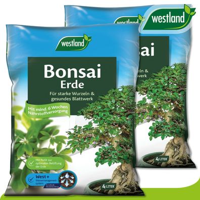 Westland 2 x 4 l Bonsai Erde »Die Nummer 1 in England für den Garten«