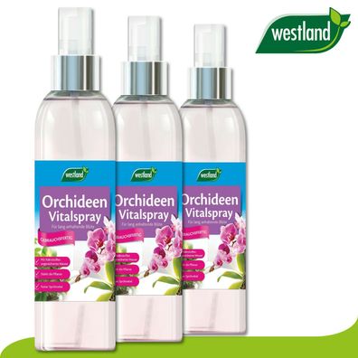 Westland 3 x 250 ml Orchideen Vitalspray »Die Nr 1 in England für den Garten«