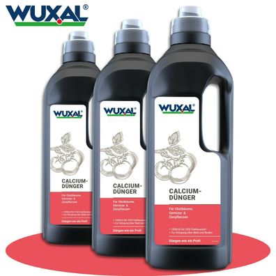 WUXAL 3 x 1 l Calciumdünger Flüssigdünger mit Mangan und Zink Gemüse Tomaten