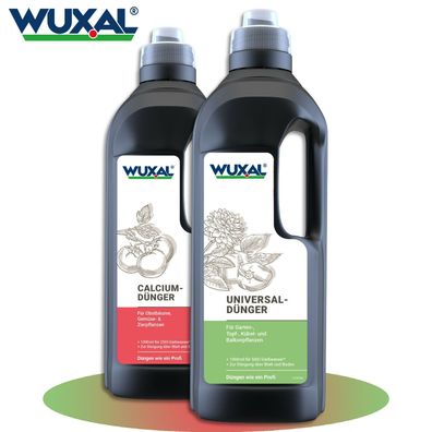 WUXAL-Set: 1000 ml Universal Flüssigdünger + 1000 ml Calcium Dünger