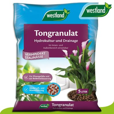 Westland 5 l Tongranulat Blähton Nummer 1 in England für den Garten« Hydrokultur