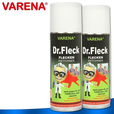 Varena 2x 200ml Dr. Fleck Fleckenentferner Öl Textilien Verunreingung Bekleidung