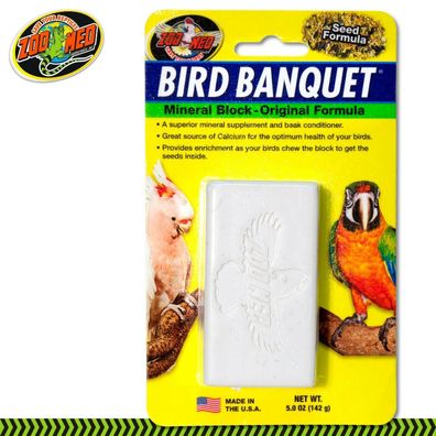 Zoo Med Bird Banquet 142 g Mineral Block with Vegetables Mineralblock Schnabel