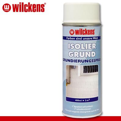 Wilckens 400 ml Isoliergrund Grundierungs-Spray Schutzanstrich innen & außen