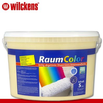 Wilckens 5 l RaumColor Kunststoff-Dispersionsfarbe für innen | 6 Farben Auswahl