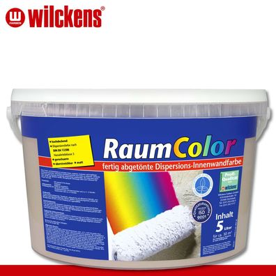 Wilckens 5 l RaumColor Kunststoff-Dispersionsfarbe Innenwandfarbe | Cappuccino