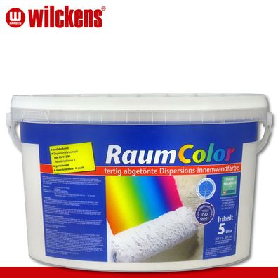 Wilckens 5 l RaumColor Kunststoff-Dispersionsfarbe Innenwandfarbe | Platin