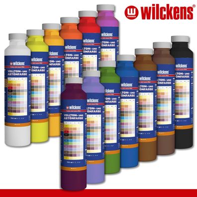 Wilckens 750 ml Vollton- und Abtönfarbe wetterbeständig | 13 Farben zur Auswahl