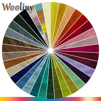 Wooliny 3 g Filzwolle Merinowolle Märchenwolle | 35 Farben zur Auswahl