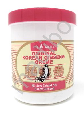 19,80 Euro pro 1 Liter Original Korean Ginseng Creme 500ml