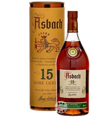 Asbach 15 Jahre Weinbrand (, 0,7 Liter) (40 % Vol., hide)