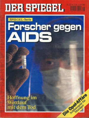 Der Spiegel Nr. 28 / 1995 Forscher gegen AIDS - Hoffnung im Wettlauf mit dem Tod