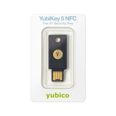 YubiKey 5 NFC + Plusonic NFC Reader Bundle
