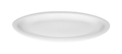 Seltmann Weiden Top Life Frühstücksteller Porzellan oval 25 cm weiß