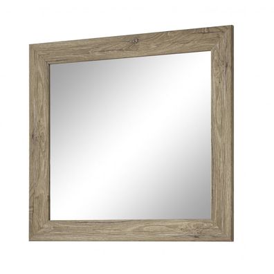 Garderobe Spiegel Wandspiegel Hängespiegel Diele ca. 80 x 75 cm Eiche dunkel