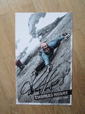 Huberbuam Bergsteiger Thomas Huber - handsigniertes Autogramm!!!