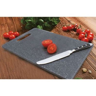 Schneidebrett Granit-Optik 30x20cm Frühstücksbrett Tranchierbrett Küchenbrett