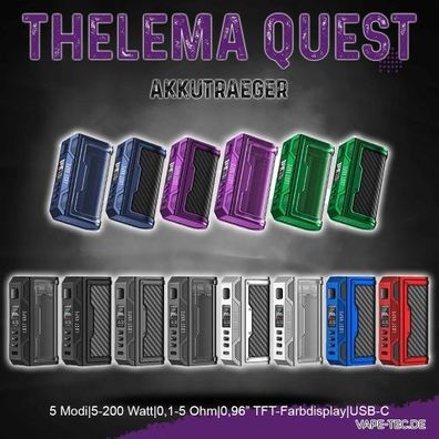 Lost Vape Thelema Quest 200 Watt