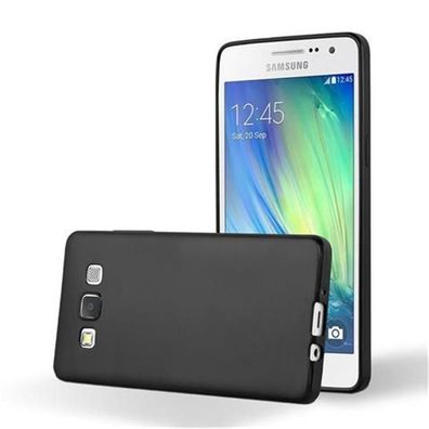 Cadorabo Hülle kompatibel mit Samsung Galaxy A5 2015 in Metallic Schwarz - Schutzh...