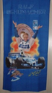 Schumacher Ralf - 1 Handtuch + 1 Autogrammkarte zum Superpreis ! Jetzt