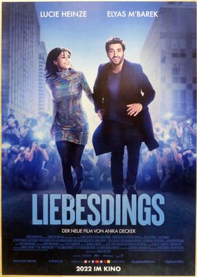 Liebesdings - Original Kinoplakat A1 - Elyas M´Barek, Lucie Heinze - Filmposter