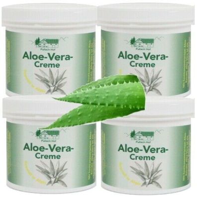 Aloe Vera Creme Face & Body CREAM Gesichtscreme Körpercreme 250ml 4er Pack