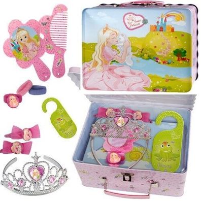 Sweet Princess Mädchen Accessoires Blechdose-Koffer für Prinzessinnen 10 tlg(11)