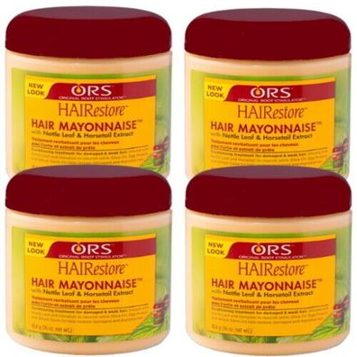 ORS Hair Restore Mayonnaise für Geschädigtes Haar Reparatur Haarkur 454g 4er P.