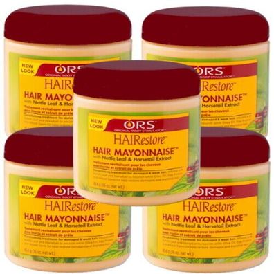 ORS Hair Restore Mayonnaise für Geschädigtes Haar Reparatur Haarkur 454g 5er P.