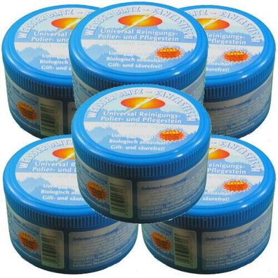 Weisser Blitz Fantastisch Polier & Putzstein Universal Reiniger Giftfrei 300g 6x