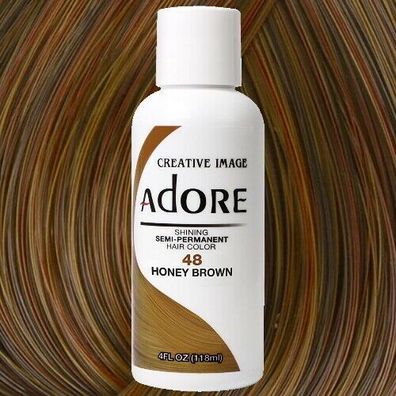 Adore Creative Image Haarfarbe Direktziehende Haartönung Honey Brown #48 118ml