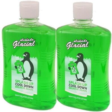 Alcolado Glacial Splash Up Mentholated Lotion Cool Down 250ml 2er Pack