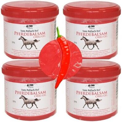 Pferdebalsam Chili Gel Pferdegel Pferdesalbe Wärmend Vom Pullach Hof 500ml 4er P