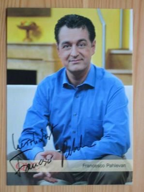 QVC Fernsehmoderator Francesco Pahlevan - handsigniertes Autogramm!!!