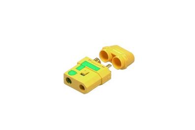 Amass - XT-90S - Anti-Blitz Buchse 4,5mm (gold) Akkuseite