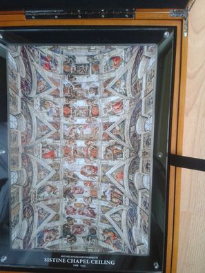 Original 10000 Francs 2018 Elfenbeinküste Giants of art Sixtinische Kapelle 1081g
