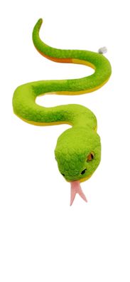 Plüschtier Schlange Grubenotter Grün 42 cm