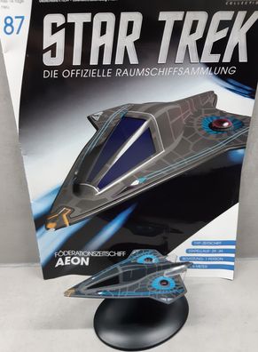 STAR TREK Official Starships Magazine #87 Federation Timeship Aeon Eaglemoss deutsche
