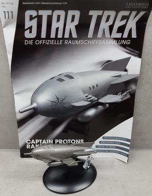 STAR TREK Official Starships Magazine #111 Captain Protons Raketenschiff Model deut.