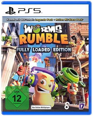 Worms Rumble PS-5 Online nur Onlinelinemultiplayer