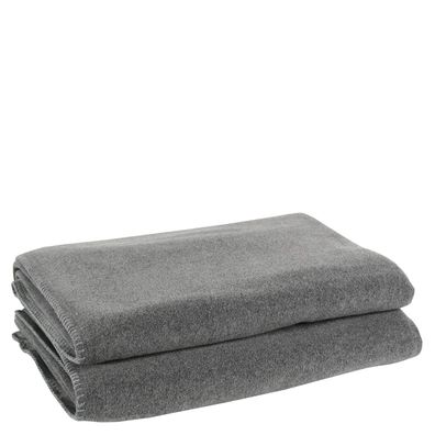 Zoeppritz Soft-Fleece medium grey mel. 180x220 103291-940